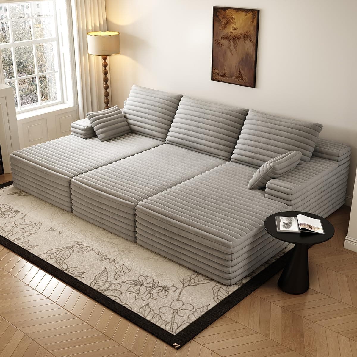 The Viral Boneless Corduroy Chaise Lounge: 7 Designer-Curated Picks You Won't Find on TikTok