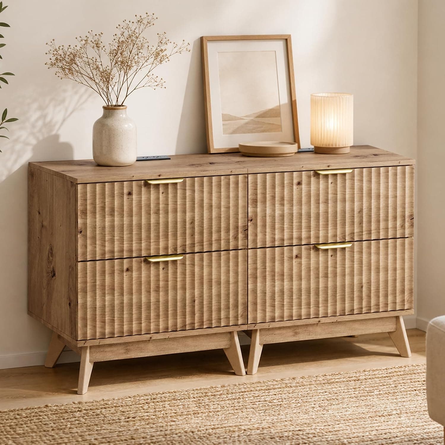 7 Fluted Nightstands That Nail the Reeded-Wood Trend (2026)