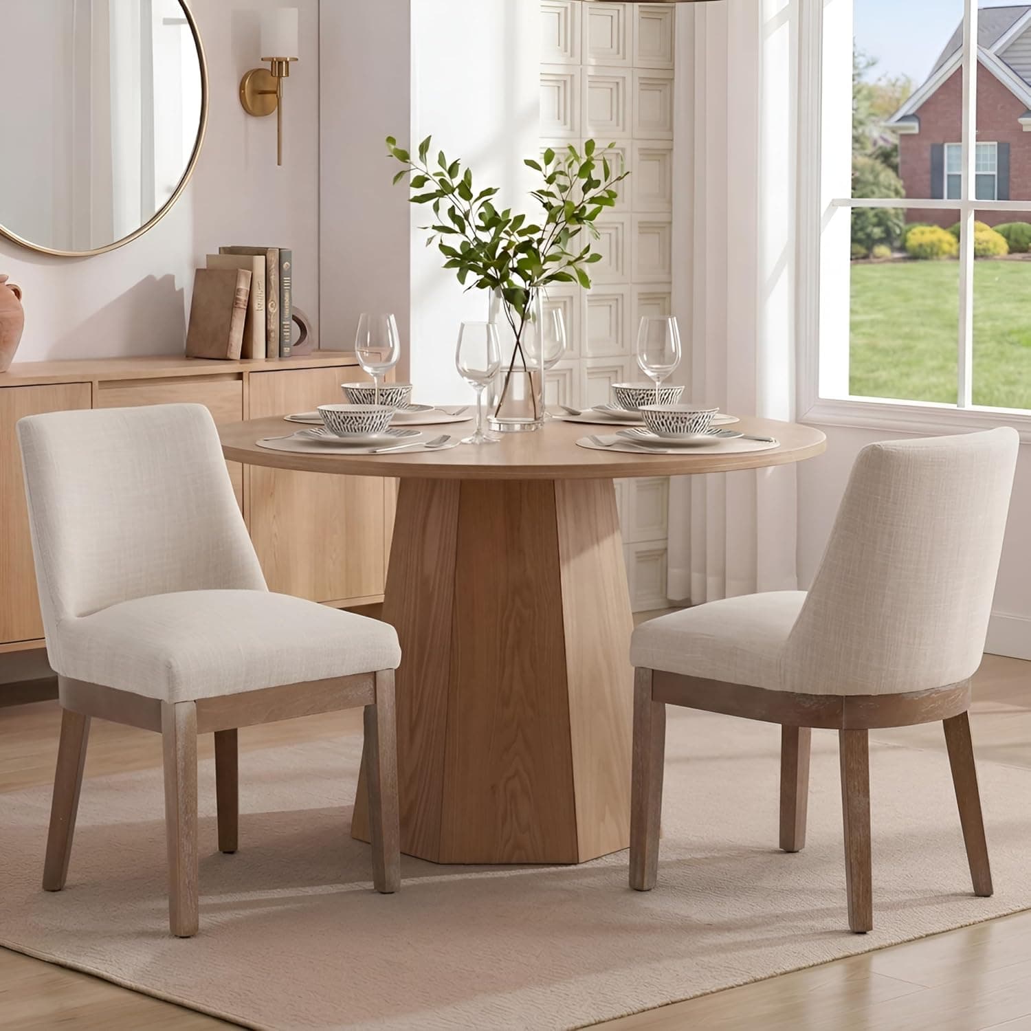 RIVOVA Upholstered Dining Chairs, Set of 2, an Amazon alternative