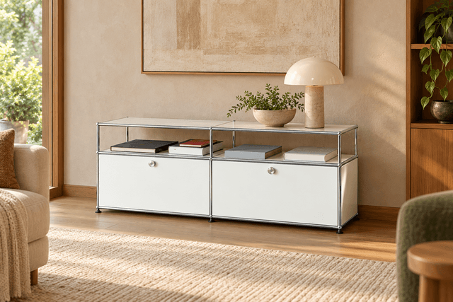 USM Haller Alternatives: 5 Chrome-and-White Storage Cabinets