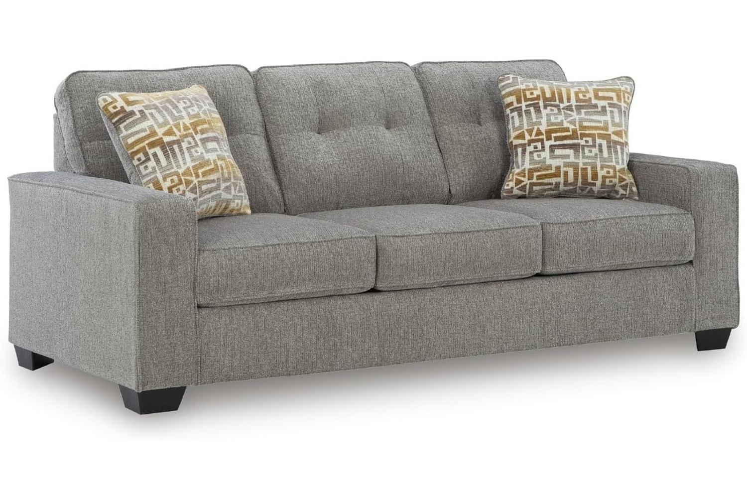 Signature Design by Ashley Fanciful Track Arm Sofa, Iron - Image 2